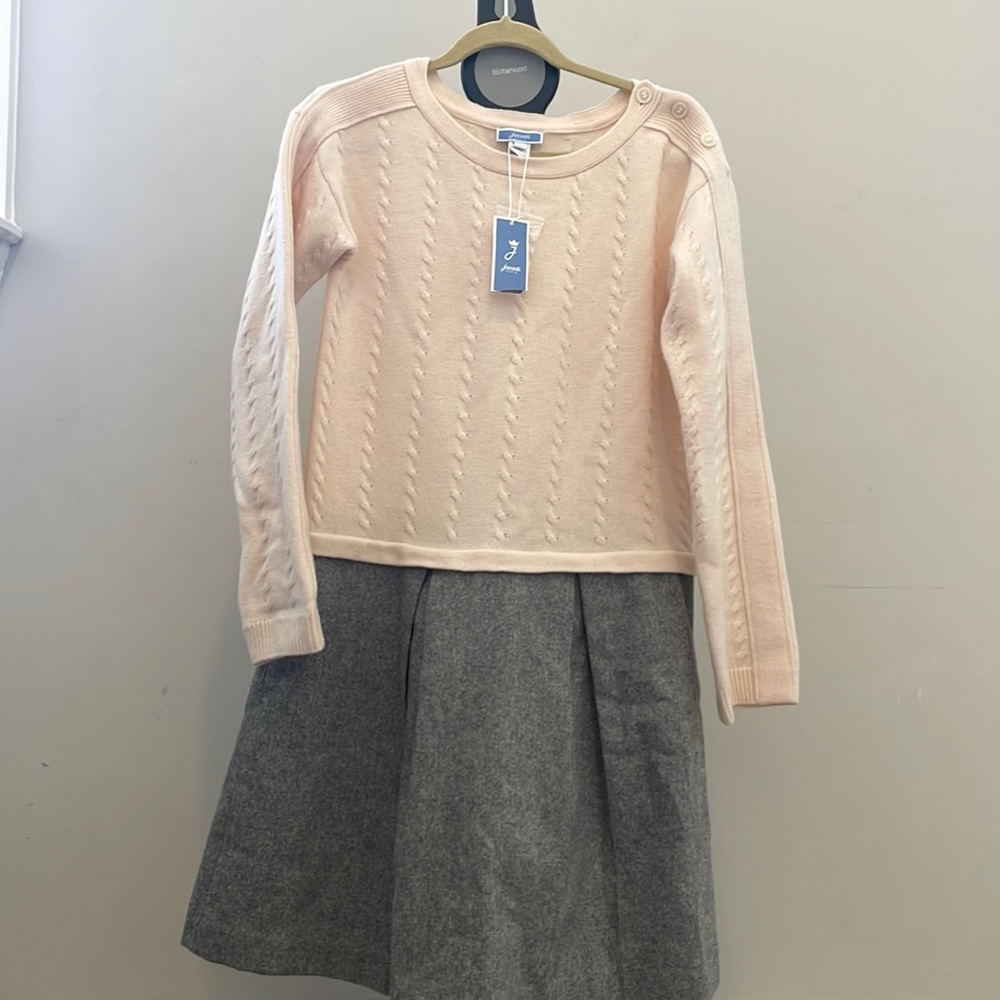 Jacadi Paris Pink and Grey Dress